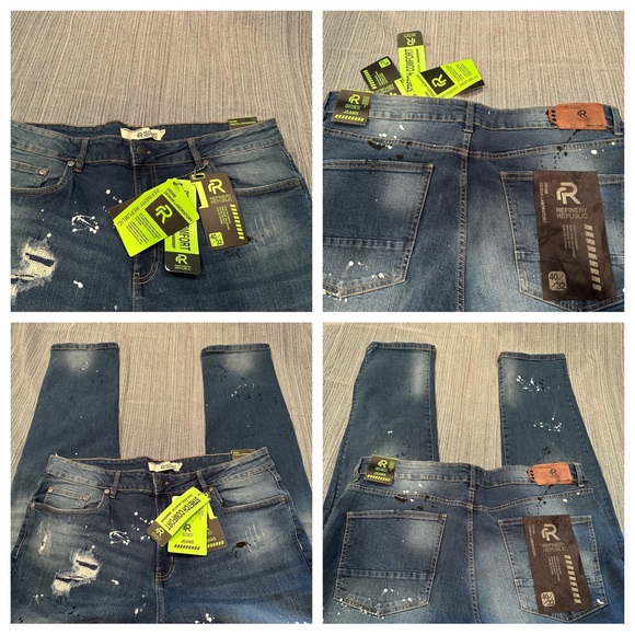 NWT Refinery Republic jeans size 40
Inseam 32 - Picture 1 of 9